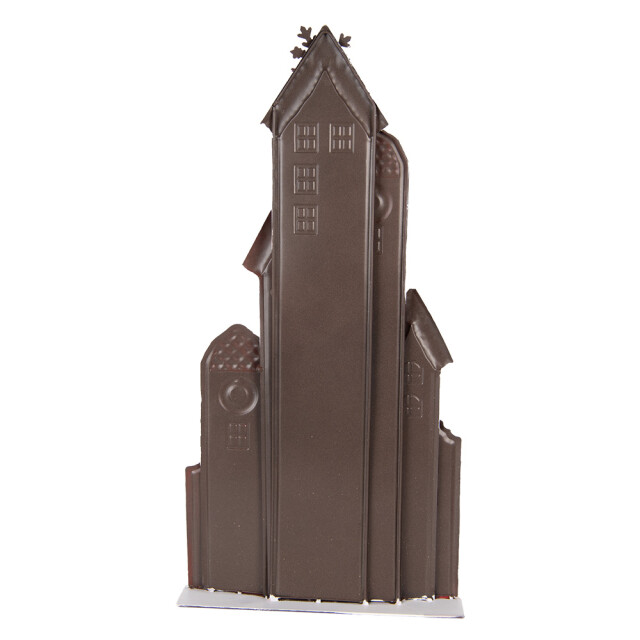 Clayre & Eef Kerstdecoratie beeld huis 28x8x56 cm metaal 3196868 large