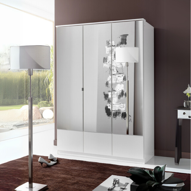 CaliCosy Kledingkast 3 deuren spiegel l135 cm 2937646 large
