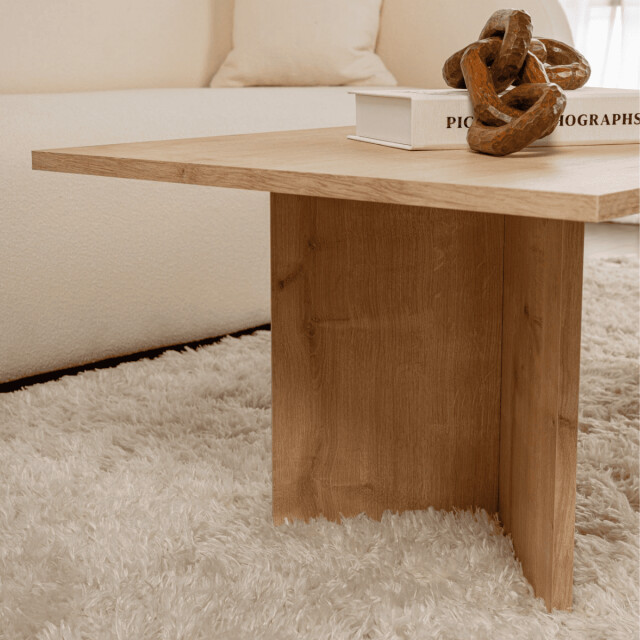 CaliCosy Salontafel met rechthoekig blad l119 cm sabin 3196922 large