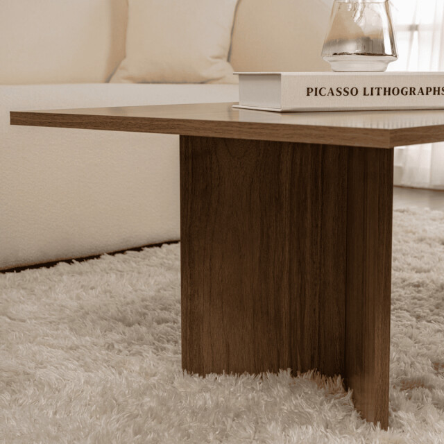 CaliCosy Salontafel met rechthoekig blad l119 cm sabin 3196924 large