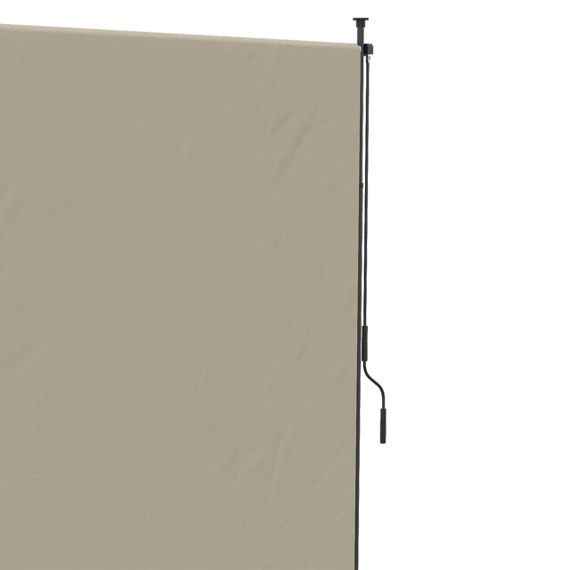 4goodz Outsunny verticale zonwering verticale luifel 200x305 cm zand 3196984 large
