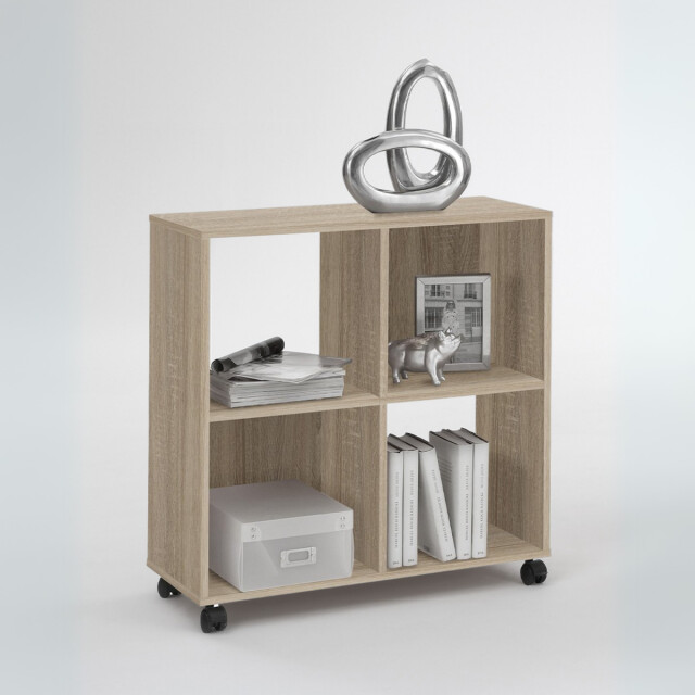 CaliCosy Boekenkast op wielen met 4 vakken sprint 2937054 large