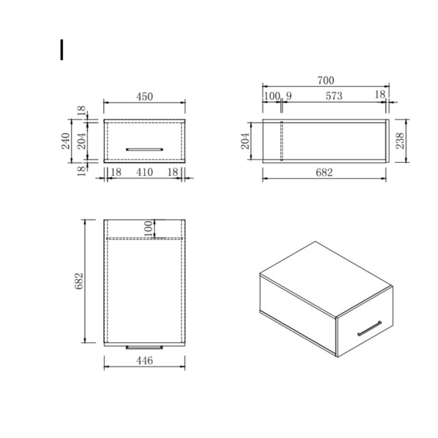 Wasophoogte Wasmachine kast module i – pure 3187978 large