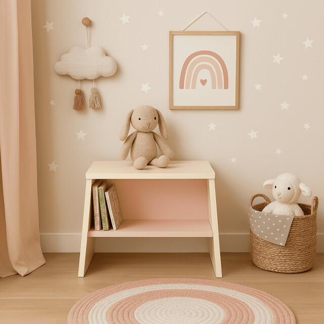CaliCosy Kinderstoel stapelbaar met opbergruimte l46 cm 2936700 large