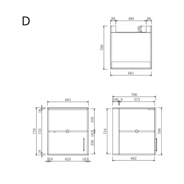 Wasophoogte Wasmachine kast module d – Ébène 3187984 large