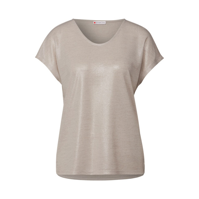 Street One a322694 sol coated v-neck shirt A322694 large