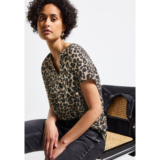Street One a345729 ltd qr shirtblouse w splitneck A345729 large