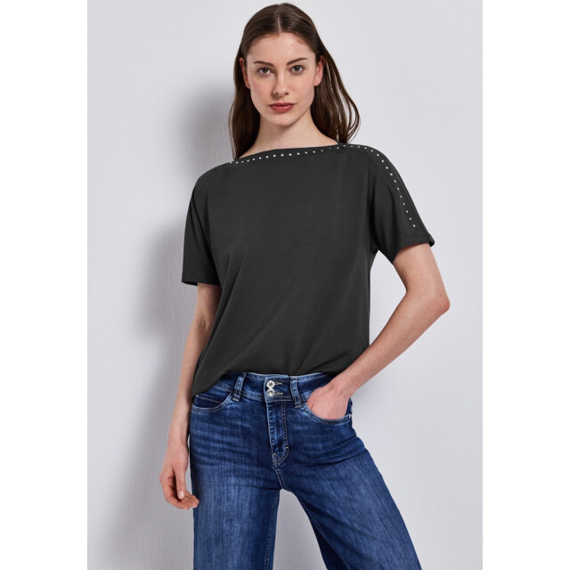 Street One a323328 u-boat shirt w.metal rivets A323328 large
