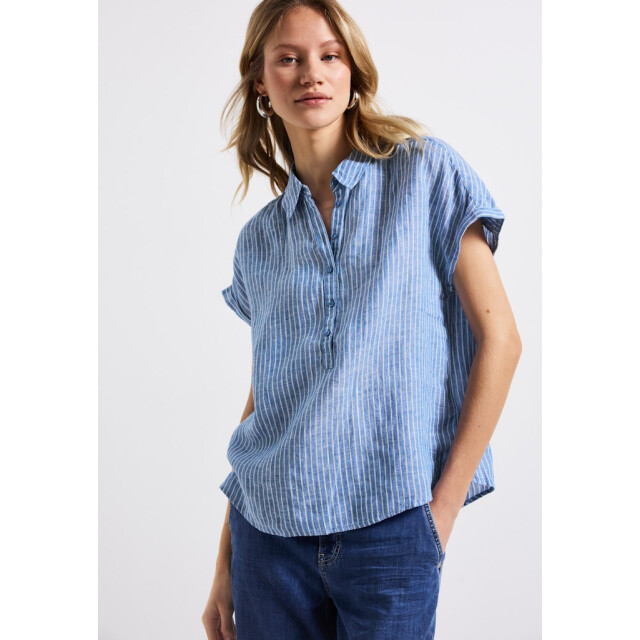 Street One a345398 sol striped shirtcollarblouse A345398 large