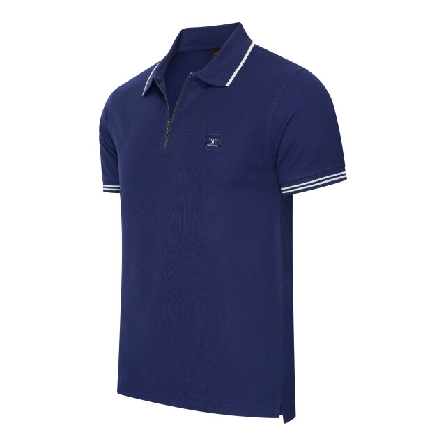 Cappuccino Italia Polo zip polo torino cap-torino-nvy-S large