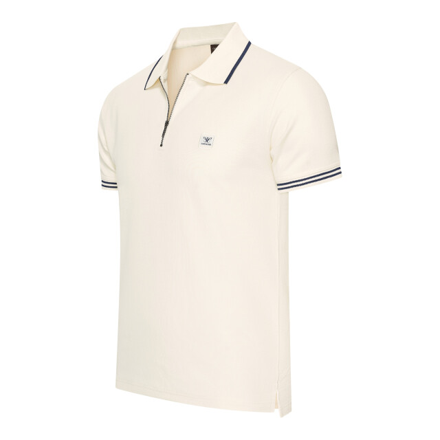 Cappuccino Italia Polo zip polo torino cap-torino-wht-S large