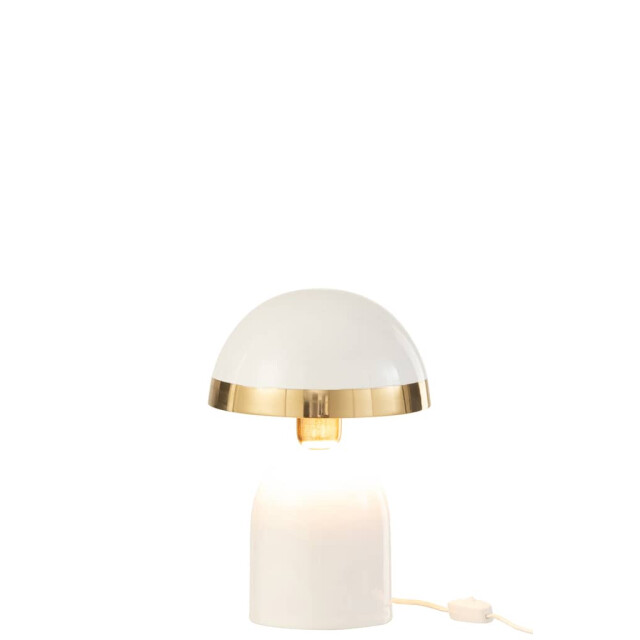 J-Line Lamp goud boord metaal blinkend 37174 large