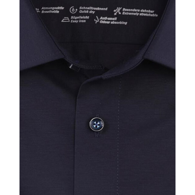 Olymp 24/seven modern fit overhemd met korte mouwen 074112-001-40 large