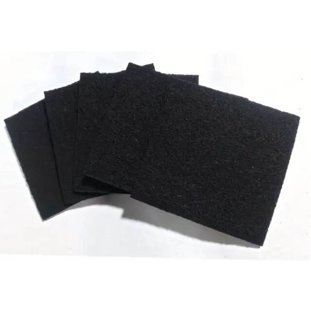 Luzzo 5 stuks actieve koolstoffilters geurfilters voor afvalemmer 10x7,5 cm 3196932 large