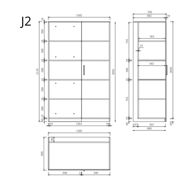 Wasophoogte Wasmachine kast module j2 – pure 3188173 large