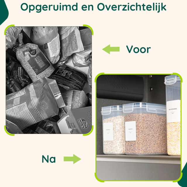 Xivada Voorraadpotten nena - met stickers 16 stuks 3193617 large