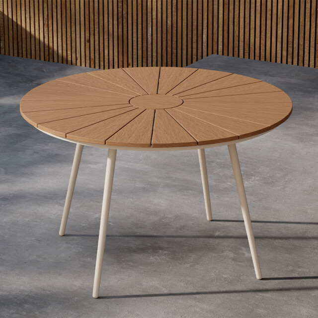 Nest Outdoor Denzel polywood ronde tuintafel Ø 120 cm 3197035 large