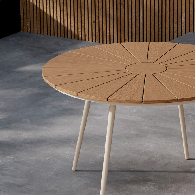 Nest Outdoor Denzel polywood ronde tuintafel Ø 120 cm 3197035 large