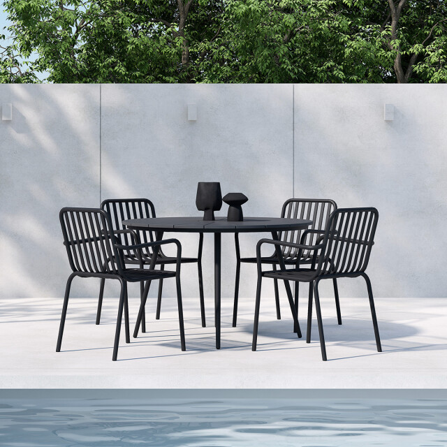 Nest Outdoor Denzel polywood ronde tuintafel Ø 120 cm 3197034 large