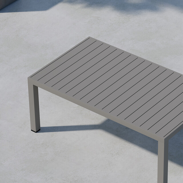 Nest Outdoor Glen aluminium tuin salontafel 120 x 45 cm 3197033 large
