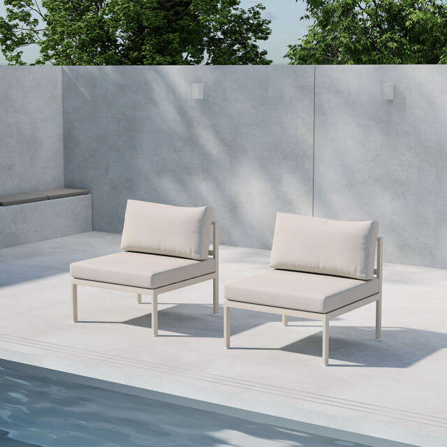 Nest Outdoor Glen modulair tuin bankelement 74 x 65 cm 3197036 large