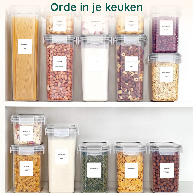 Xivada Voorraadpotten nena - met stickers 16 stuks 3193617 large