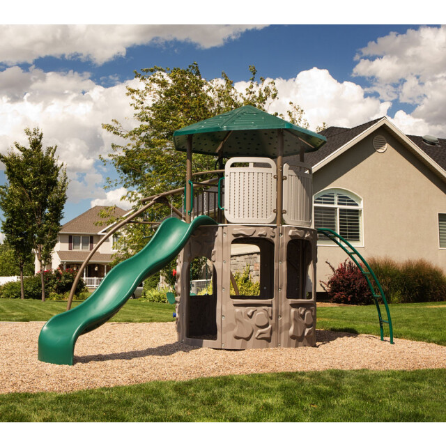 Lifetime ® speeltoren inclusief schommel en glijbaan 590x490x331 cm 3068589 large