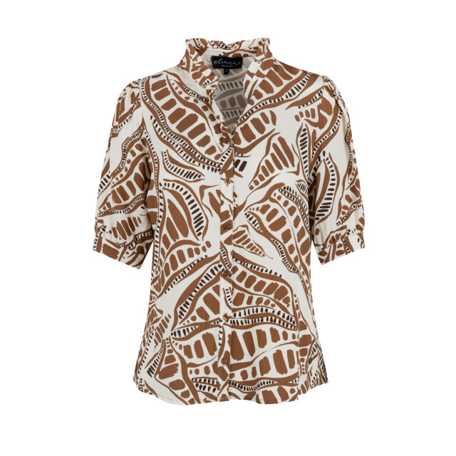 Elvira Collections e2 25-006 blouse cacao E2 25-006 large