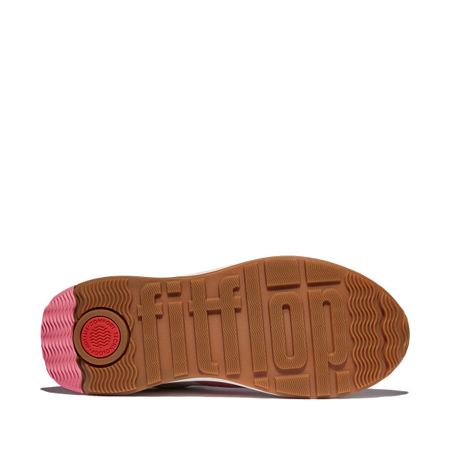 FitFlop F-mode flow sneaker leather & suede mix HX7 large