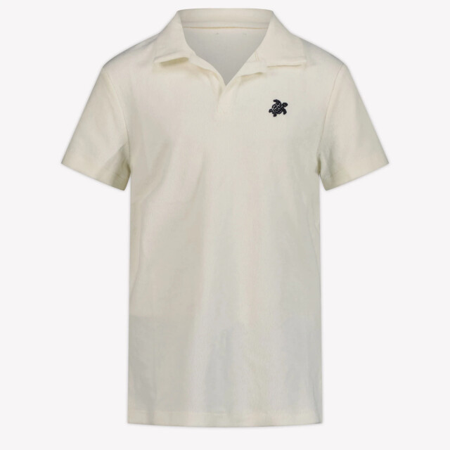 Vilebrequin Gill kinder jongens polo in LLGCM040010BLANC large