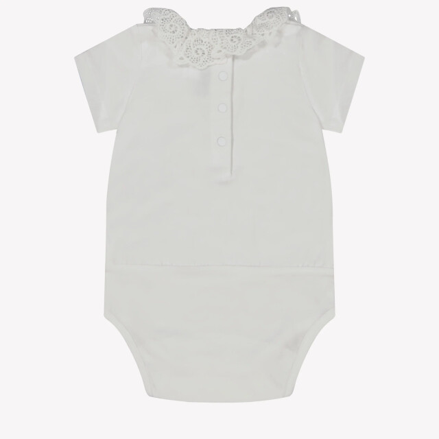 Tartine et Chocolat Baby meisjes rompertje in CA1101101BLANC large