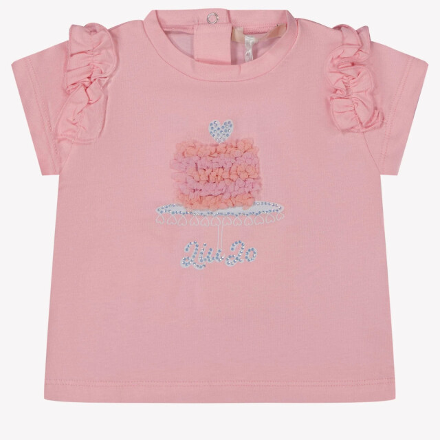 Liu Jo Baby meisjes t-shirt in <p>Ervaardeverfijning large