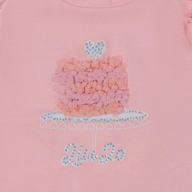 Liu Jo Baby meisjes t-shirt in <p>Ervaardeverfijning large
