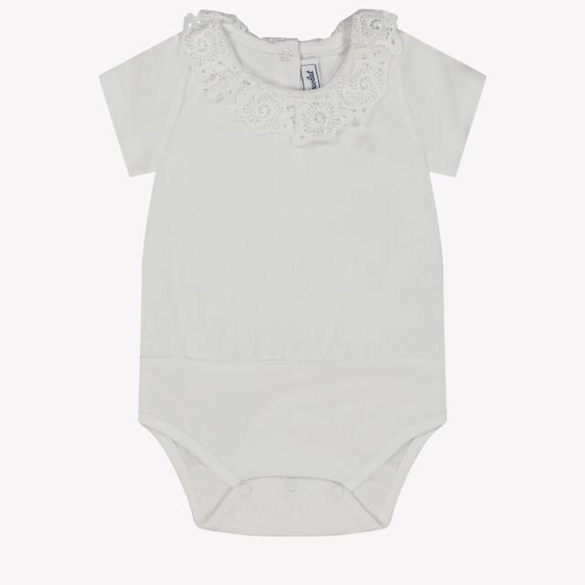 Tartine et Chocolat Baby meisjes rompertje in CA1101101BLANC large