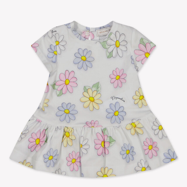 Monnalisa Baby meisjes jurk in 31E90456620099WHITE large