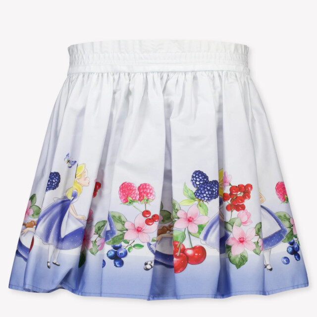 Monnalisa Kinder meisjes rokje in 11E70756659958WHITE/BLUE large