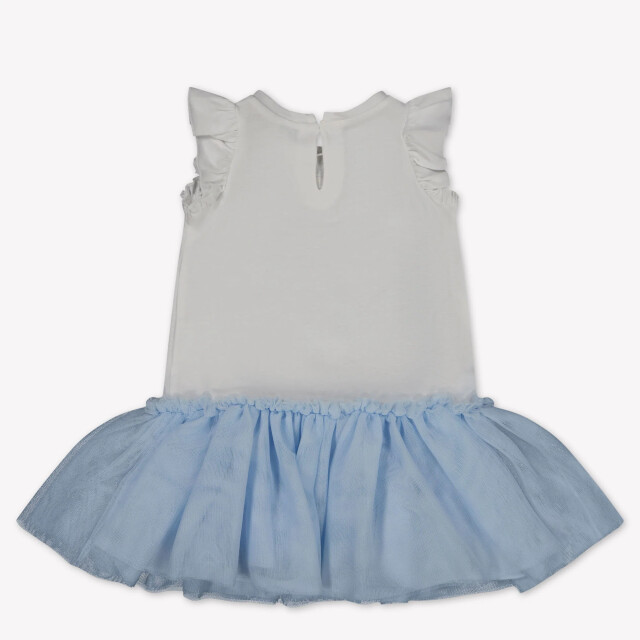 Monnalisa Baby meisjes jurk in 39E90550029952WHITE/BLUE large