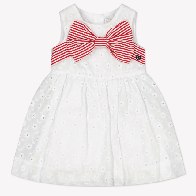 Monnalisa Baby meisjes jurk in 31E90959419944WHITE large