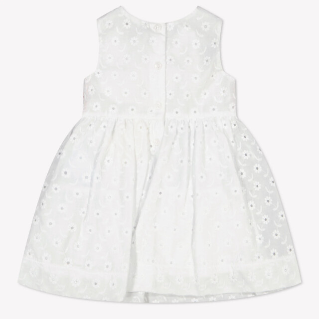 Monnalisa Baby meisjes jurk in 31E90959419944WHITE large