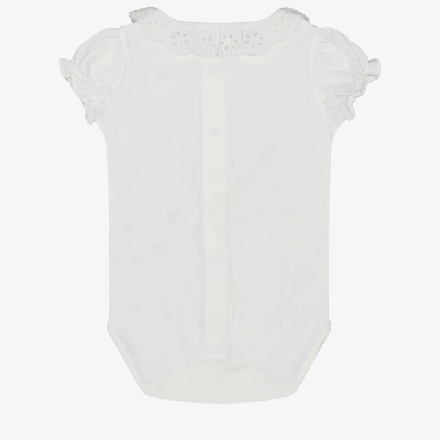 Tartine et Chocolat Baby meisjes rompertje in CA110400125EWHITE large