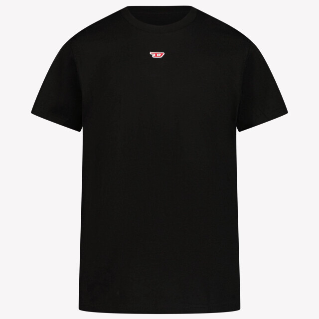 Diesel Kinder unisex t-shirt in J022370GRAIK900NERO large
