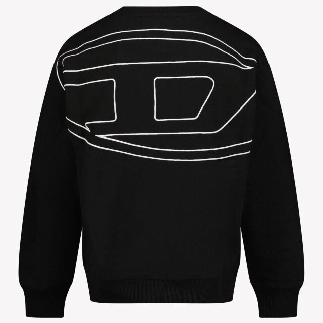 Diesel Kinder unisex trui in J022740GYCJK900NERO large