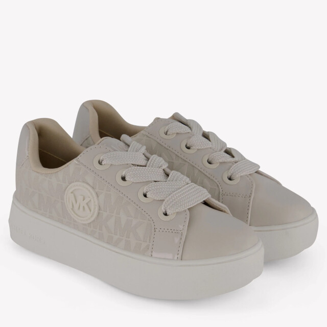 Michael Kors Jordana audrey meisjes sneakers in MK01329270VANILLASS25<br>Sneakers large