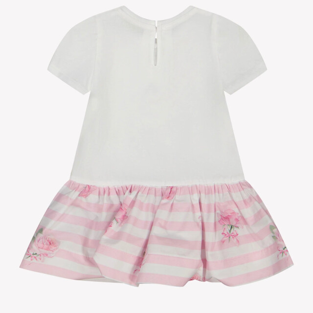 Monnalisa Baby meisjes jurk in 31E90052029990WHITE large