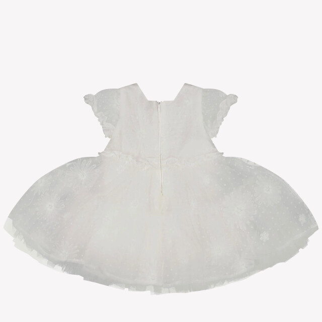 Monnalisa Baby meisjes jurk in 73E90459120001WHITE large