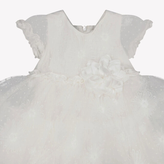 Monnalisa Baby meisjes jurk in 73E90459120001WHITE large
