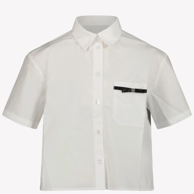 Givenchy Kinder meisjes blouse in H3075610PWHITE large