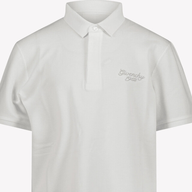 Givenchy Kinder jongens polo in H3074110PWHITESS25<br>poloshirt large