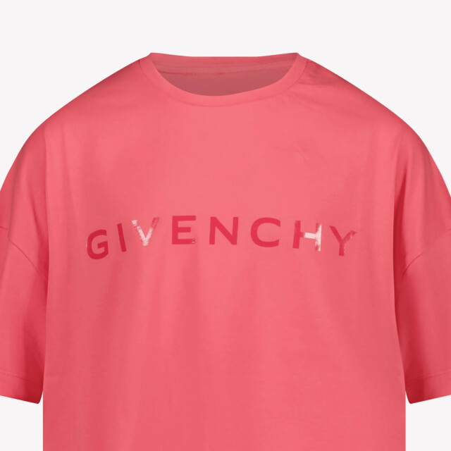 Givenchy Kinder meisjes t-shirt in H30798488RASBERRY large