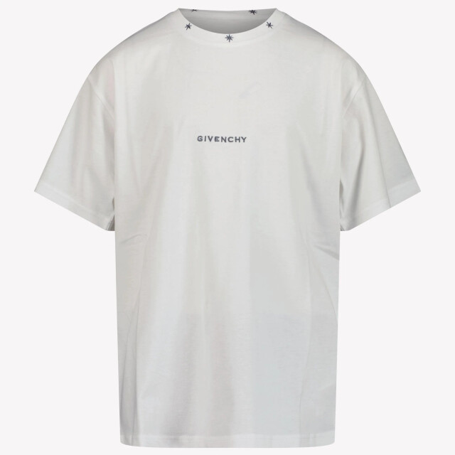 Givenchy Kinder jongens t-shirt in H30733WHITESS25<br>met large